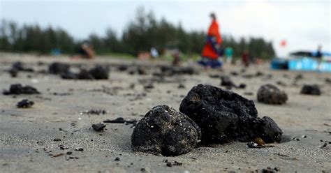 Goa Beach Goers Cautioned Against Walking Barefoot As Tar Balls