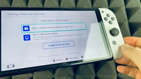 How To Sign Into Nintendo Switch Account On Nintendo Switch Oled Youtube