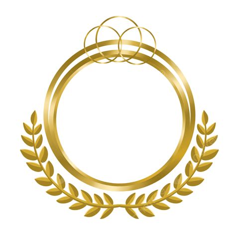 Elegant Gold Circle With Luxury Border Png Vector Psd And Clipart