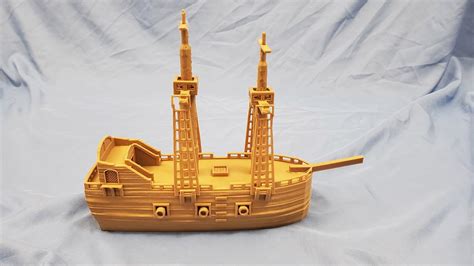 3d Printed Pirate Ship Youtube