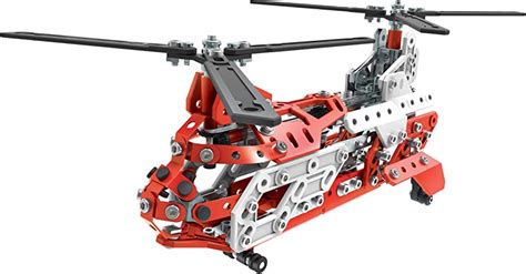 Meccano 20 Model Set Helicopter Styles Vary Mulitcolor 6028598