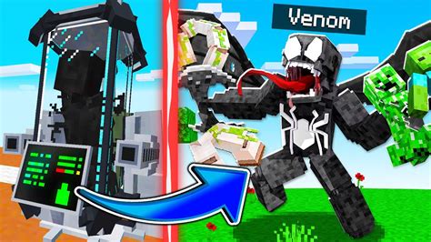 How To Become Venom In Minecraft Step By Step Minecraft Youtube