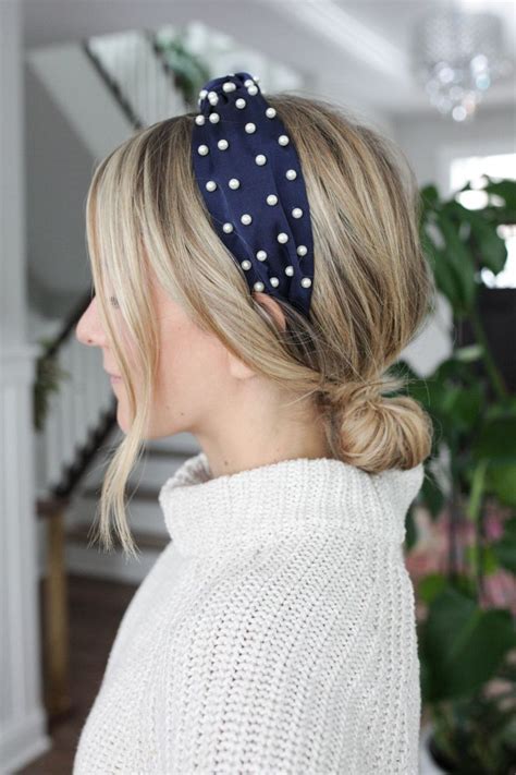 Pearl Headband Trend How To Wear Them And Best Picks Paisley Sparrow In 2021 Knotted