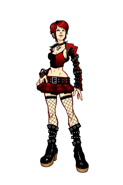 Punk Girl Without Background By Werlioka On Deviantart Punk Girl Art Art Girl Punk Character