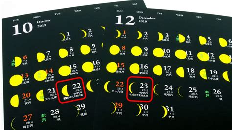 月の満ち欠けと月齢が一目で分かるシンプルでスタイリッシュな「月齢カレンダー」レビュー Gigazine
