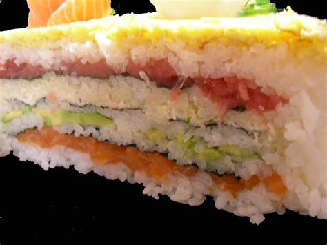 Sushi Cake Inside Идеи для блюд Еда Суши