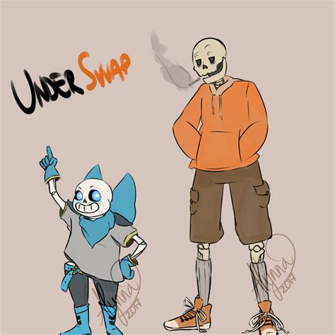 Underswap Sans And Papyrus By Alynaly On Deviantart