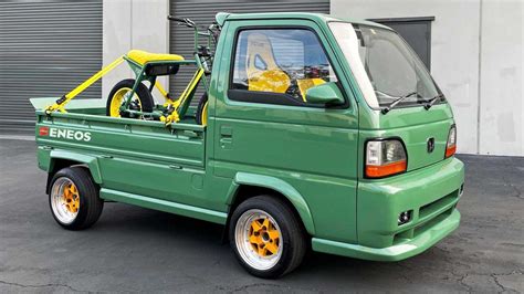Honda Acty Kei Pickup Truck With Widebody Kit From Eneos Sexiz Pix