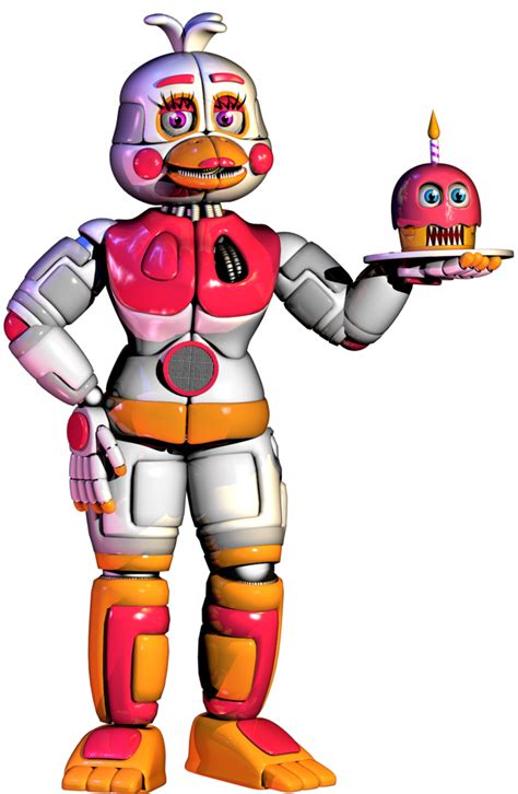 C4d Funtime Chica [official] Finished By Smiley On Deviantart Fnaf Oc