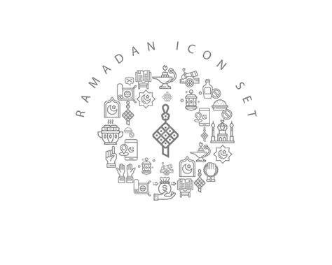 Premium Vector Ramadan Icon Set Design