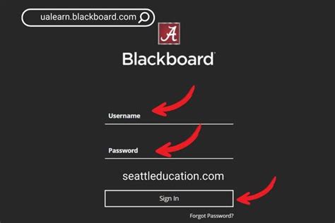 Blackboard Learn Ua Login Page Reset Password The University Of Alabama