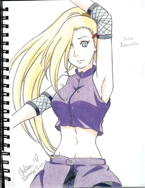 My Favorite Naruto Character Ino Yamanaka Ouo Art By Chelsea G