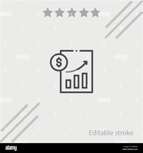 Interest Rate Vector Icon Modern Simple Vector Illustration Stock