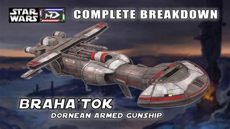 Dornean Brahatok Gunship Breakdown Star Wars Hyperspace Database
