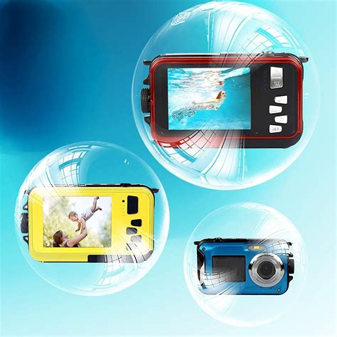 Buy Hd268 Powerlead Double Screens Waterproof Self Timer Digital Camera At Affordable Prices