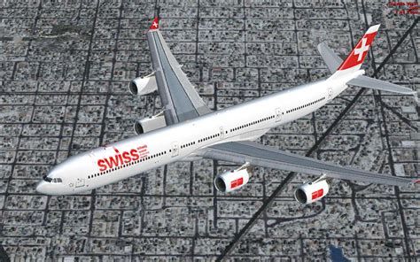 Airbus A340 600 Swiss Textures Microsoft Flight Simulator X Mod