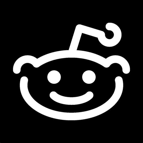 Black Reddit Icon Iphone Icon Ios Icon App Icon