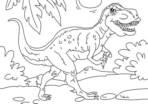 Dinosaurier Ausmalbilder Tyrannosaurus Rex Beste Malvorlagen