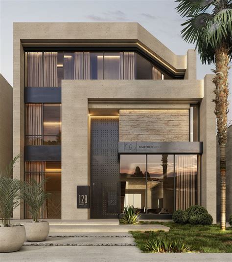 Kaifan Residence On Behance Modern Exterior House Designs Modern