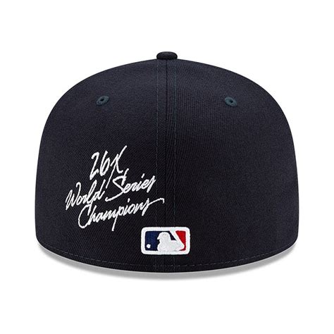 New York Yankees New Era Mlb Champions Patch 59fifty Fitted Hat Navy