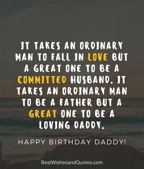Happy Birthday Quotes For A Husband And Father At Quotes