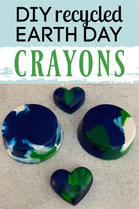 Diy Earth Day Recycled Crayons In 2020 Earth Day Crafts Recycled