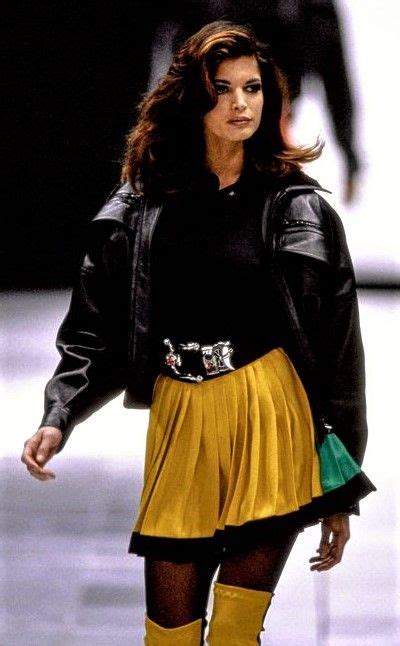 Stephanie Seymour Gianni Versace 1991 90s Fashion Versace 90s Fashion
