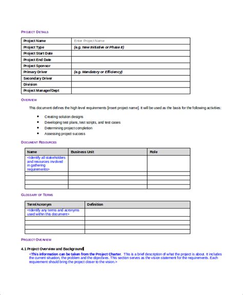 Business Doc Template