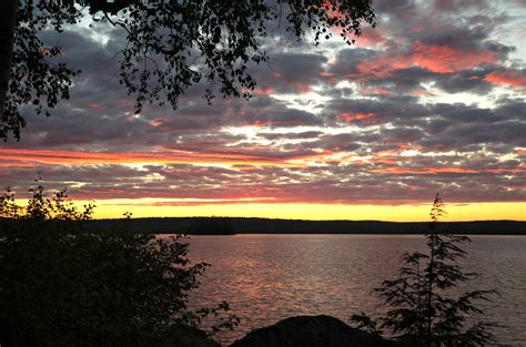 Sunset Over Great Moose Lake Maine Oc 4928x3264
