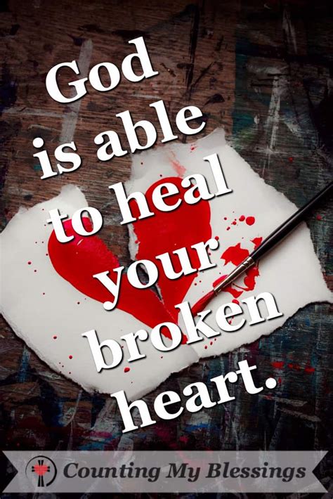 How To Survive Your Broken Heart Counting My Blessings