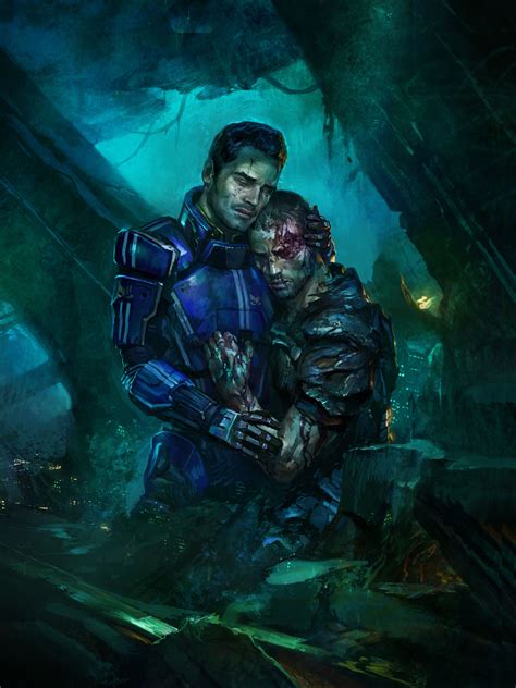 Pin By Galen Black On Mass Effect Romance Kaidan Alenko Mass Effect