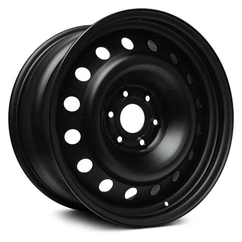 Rt 20 Steel Wheel 6 Lug X42639 Wheels Black Rims