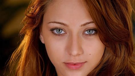 Sexy Blue Eyed Long Haired Red Hair Teen Girl Wallpaper 6402 1920x1080