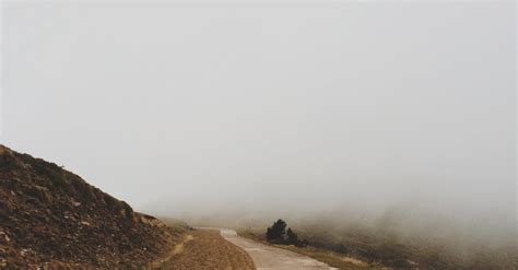 Free Stock Photo Of Countryside Dirt Road Foggy