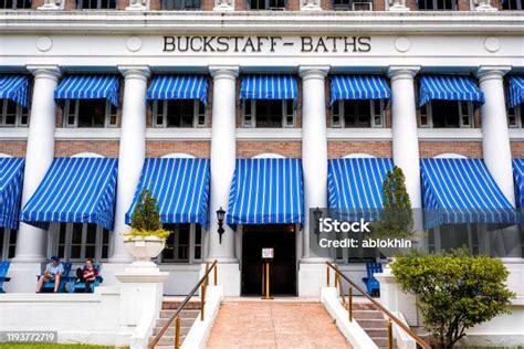 Buckstaff Baths Spa Bath House Exterior Entrance Of Building In Hot