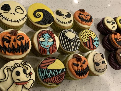 I Made Some Nightmare Before Christmas Cupcakes 👻 Rhalloween