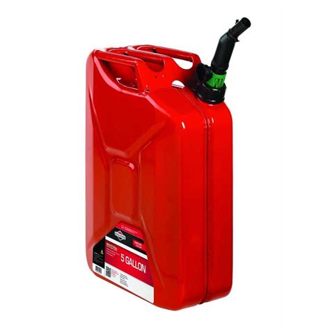 Reviews For Briggs And Stratton 5 Gal Metal Jerry Gas Can Wm521 The