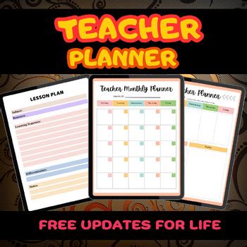 Teacher Hub Planner Bundle In Digital And Printable Versions