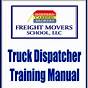 Self Study Truck Dispatcher Training Manual
