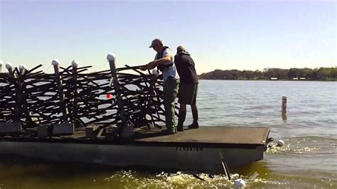 Artificial Fish Attractors In Lake Griffin Youtube