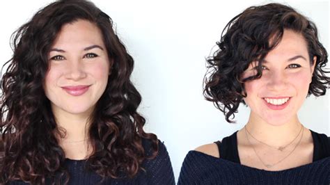 Curly short haircuts bob pixie hair compilation page from short hairstyles with curly hair, source:www.hairstyleslife.com. My Long to Short Wavy Haircut