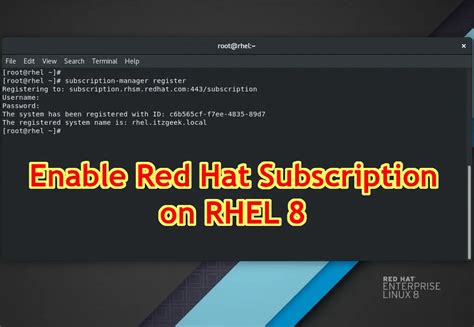 You Need To Create A User On Your Red Hat Enterprise Linux System What