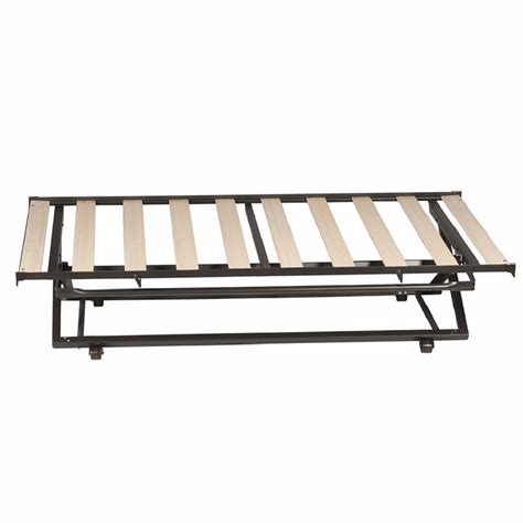 6.4 does a trundle bed need a special mattress? Pop Up Trundle Unit With Euro Slats - Rollaway Beds ...
