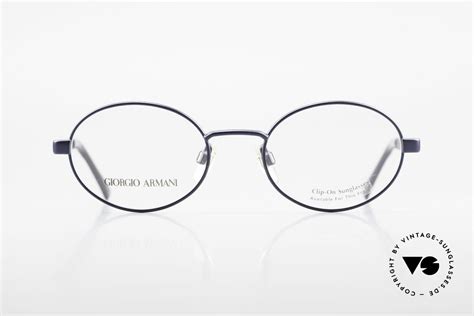 Glasses Giorgio Armani 257 90s Oval Vintage Eyeglasses