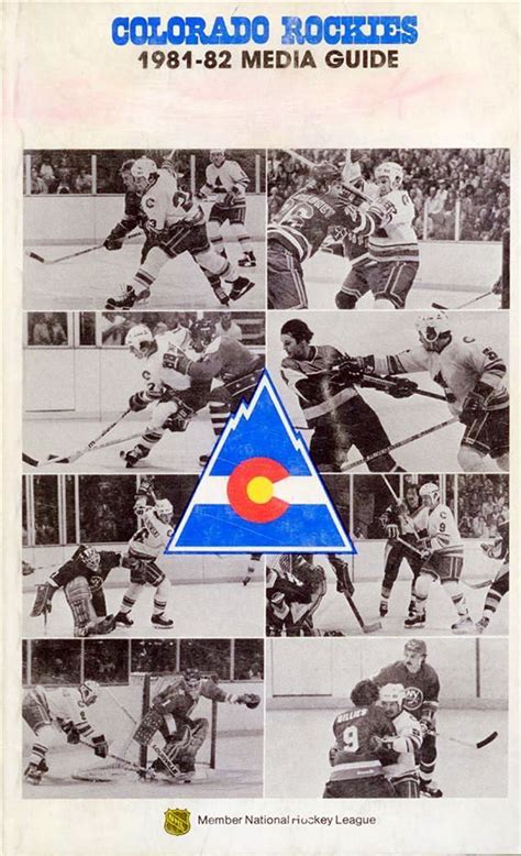 Nhl Media Guide Colorado Rockies 1981 82