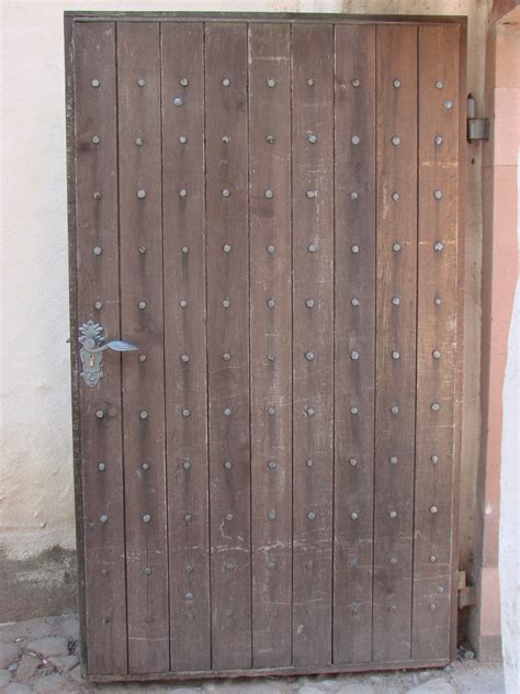 Old Wooden Studded Door Free Stock Photo Public Domain Pictures