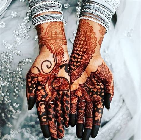 Modern Indo Arabic Mehndi Designs For Full Hands