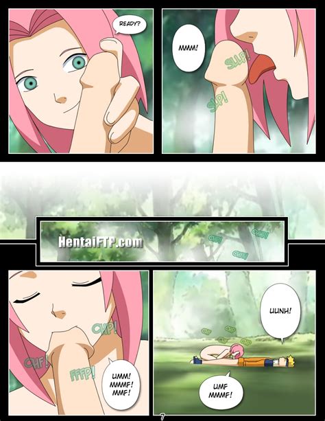 Rule 34 Bottomless Comic Fellatio Female Male Naruto Oral Pink Hair Sakura Haruno Uncensored