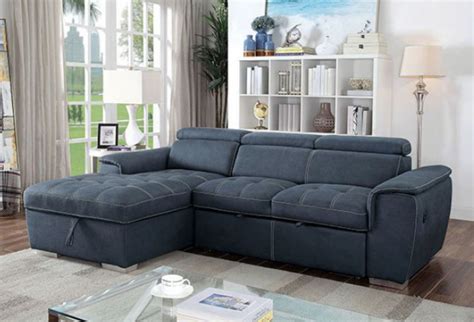Convertible Sectional Sofa Bed 71454 