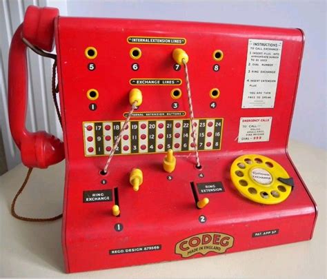 Toy Telephone Exchange By Codeg 80s Toys Vintage Toys Childhood Toys